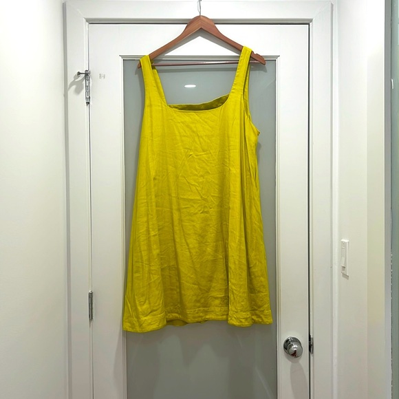 Work once Maeve Anthropologie Chartreuse Lime dress - Picture 1 of 5